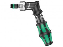 Wera KK Pistol RA High Torque Ratchet Screwdriver & 6 Bits £53.95